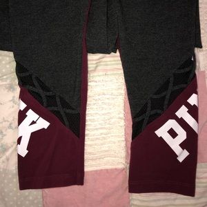 PINK Victoria's Secret Pants - PINK yoga leggings PINK Victoria's Secret Pants - PINK yoga leggings